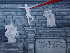 ilustracja do pieśni o Jurku Bitschenie